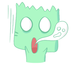 Mischievous Pinky Cat sticker #12450220