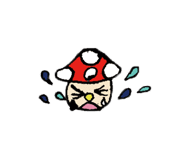 Mushroom boy of life. sticker #12451049