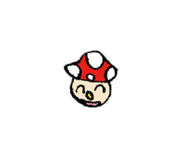 Mushroom boy of life. sticker #12451050
