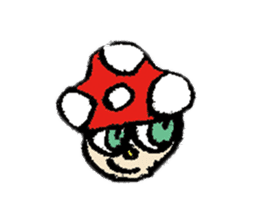 Mushroom boy of life. sticker #12451060