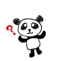 Jump up! Doodle Panda ~Animation~ sticker #12451120