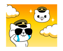 Move! Military cat DX sticker #12451196