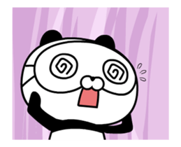 Blindfold panda 01 sticker #12452454