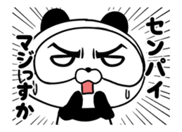 Blindfold panda 01 sticker #12452464