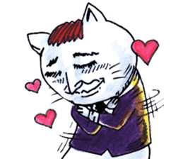 Make Me Monster : Forever Alone Cat sticker #12452550