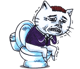 Make Me Monster : Forever Alone Cat sticker #12452558