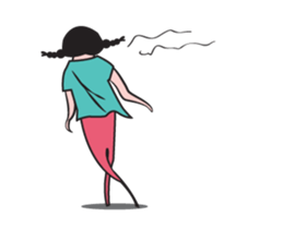 Mundane Girl Animated sticker #12453000
