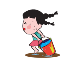 Mundane Girl Animated sticker #12453005