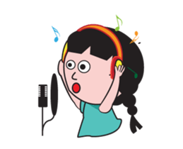 Mundane Girl Animated sticker #12453013