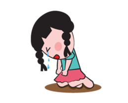 Mundane Girl Animated sticker #12453020