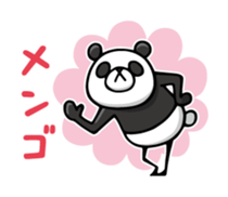 Do your best. Panda man 2 sticker #12453072