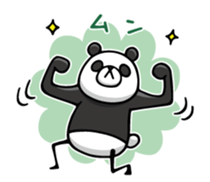 Do your best. Panda man 2 sticker #12453078