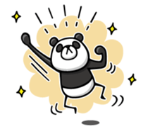 Do your best. Panda man 2 sticker #12453079