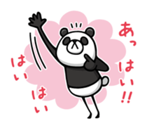 Do your best. Panda man 2 sticker #12453096