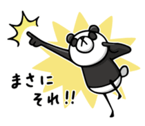 Do your best. Panda man 2 sticker #12453097