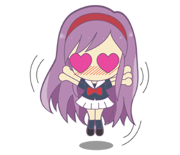 Mix World Girl (School Girl Ver.) sticker #12453223