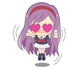 Mix World Girl (School Girl Ver.) sticker #12453223