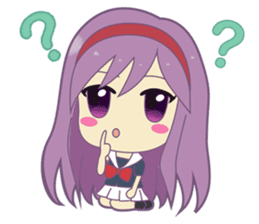 Mix World Girl (School Girl Ver.) sticker #12453225