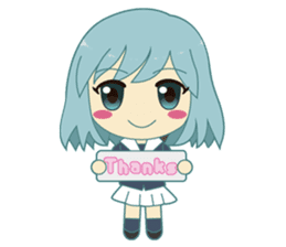 Mix World Girl (School Girl Ver.) sticker #12453240