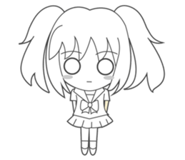 Mix World Girl (School Girl Ver.) sticker #12453246