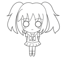 Mix World Girl (School Girl Ver.) sticker #12453246