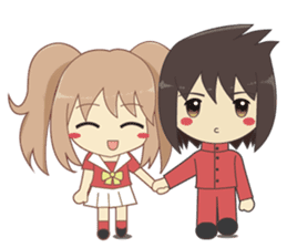 Mix World Girl (School Girl Ver.) sticker #12453252