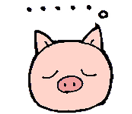 Boo Boo Pig sticker #12453344