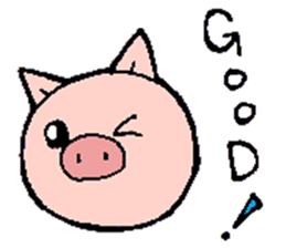 Boo Boo Pig sticker #12453352