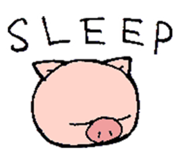 Boo Boo Pig sticker #12453358