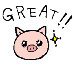 Boo Boo Pig sticker #12453364