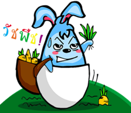 Rabbit Egg sticker #12453549