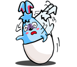Rabbit Egg sticker #12453561