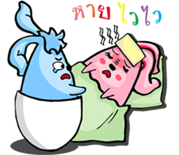 Rabbit Egg sticker #12453563