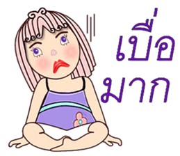 Purple eyes sticker #12453797