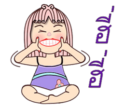 Purple eyes sticker #12453802