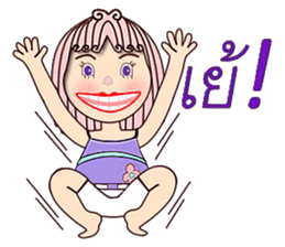 Purple eyes sticker #12453807