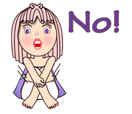 Purple eyes sticker #12453826