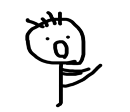 four strand of hair sticker #12454602