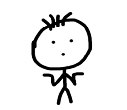 four strand of hair sticker #12454620