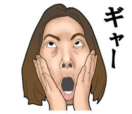 Just right face sticker #12454693