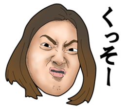 Just right face sticker #12454703