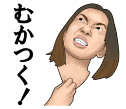 Just right face sticker #12454704