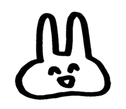 Melts rabbit sticker sticker #12454790