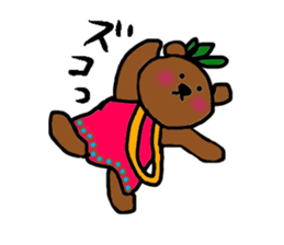 Pretty Hawaiian Bears sticker #12455006