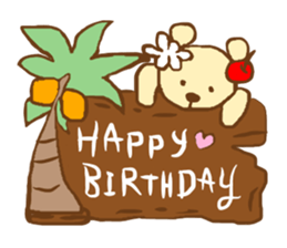 Pretty Hawaiian Bears sticker #12455029