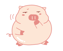 My Cute Lovely Pig, Animated 4 sticker #12455035