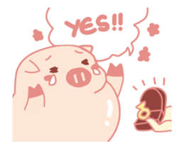 My Cute Lovely Pig, Animated 4 sticker #12455046