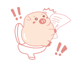 My Cute Lovely Pig, Animated 4 sticker #12455048