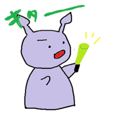 an invisible bacterical sticker sticker #12456420