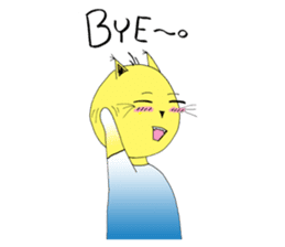 Foi Thong - The sensitive cat sticker #12456769